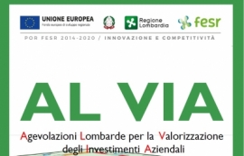 Bando AL VIA Agevolazioni Lombarde per la Valorizzazione degli Investimenti Aziendali